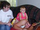 Reunion: Aunt Jessica and Hailee picking on Zac